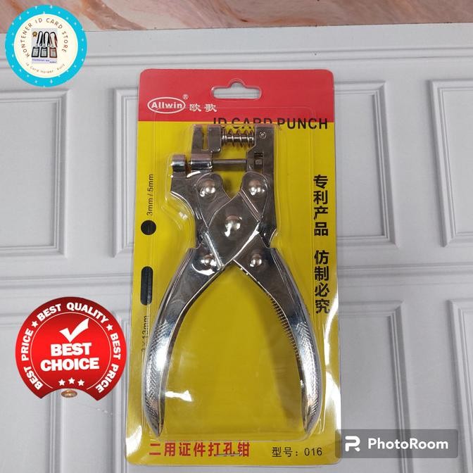

Terlaris Tang Pembolong Id Card 2 Fungsi Oval dan Bulat SALE
