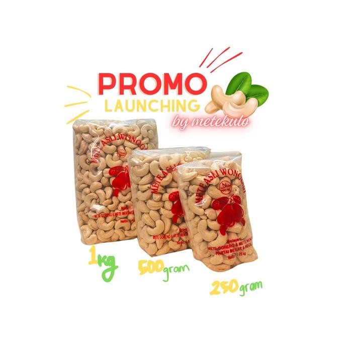

BARANG TERLARIS Kacang Mete Mentah Kering Wonogiri Organik Camilan Food Snacks Mede Goreng Cemilan