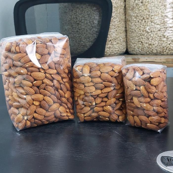 

BARANG TERLARIS Kacang Almond Panggang / ROASTED - Snack Makanan Ringan - Food Mete Mede