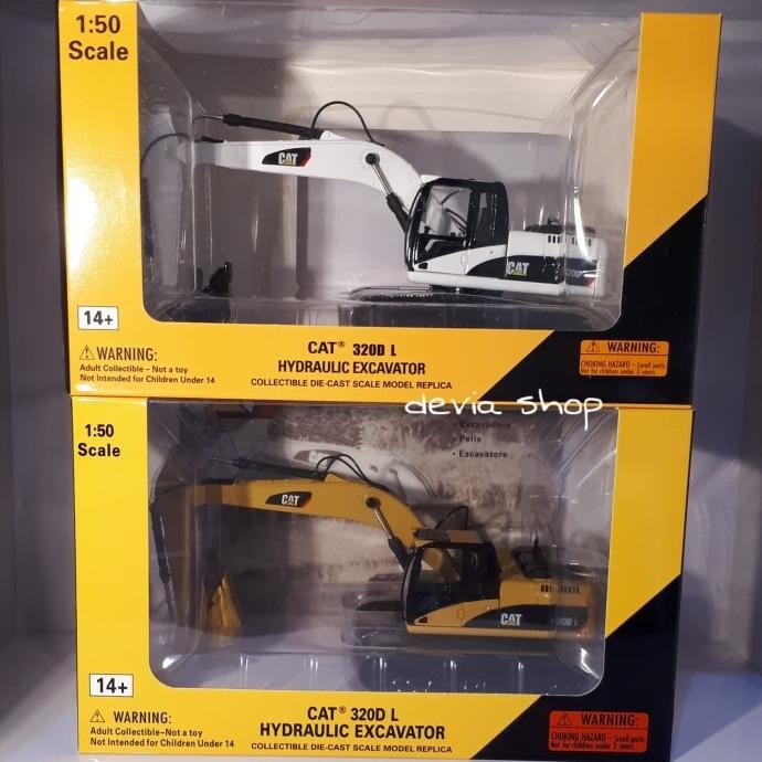 termurah miniatur excavator diecast alat berat cat 320d l