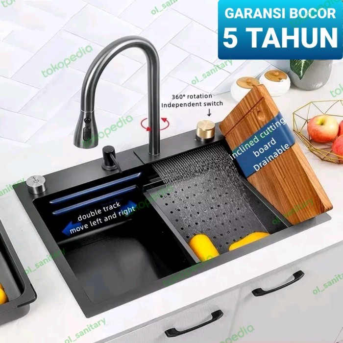 kitchen sink modern hitam modern kitchen sink black bak cuci piring