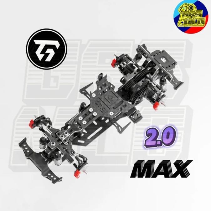 Promo TG Super 2.0 MAX Mini RWD Drift Chassis KIT Without Electronics 1/24 COD