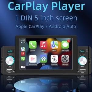 Grosir Essgoo Headunit Carplay 5 Inci Bluetooth Android Single Din Mobil