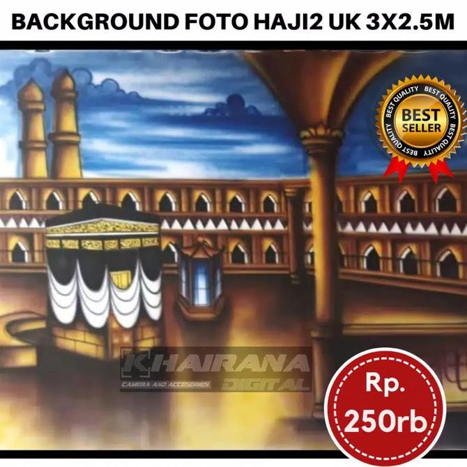 BEBAS ONGKIR - Kain Background / Backdrop latar Studio Foto 3x2.5m - manasik haji