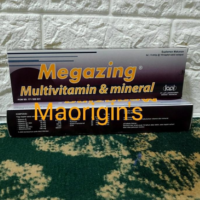 

Murah Megazing Multiviamin Box Isi 50