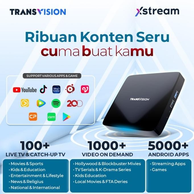 Android Box Transvision XSTREAM 2nd Gen - (Google Certified)