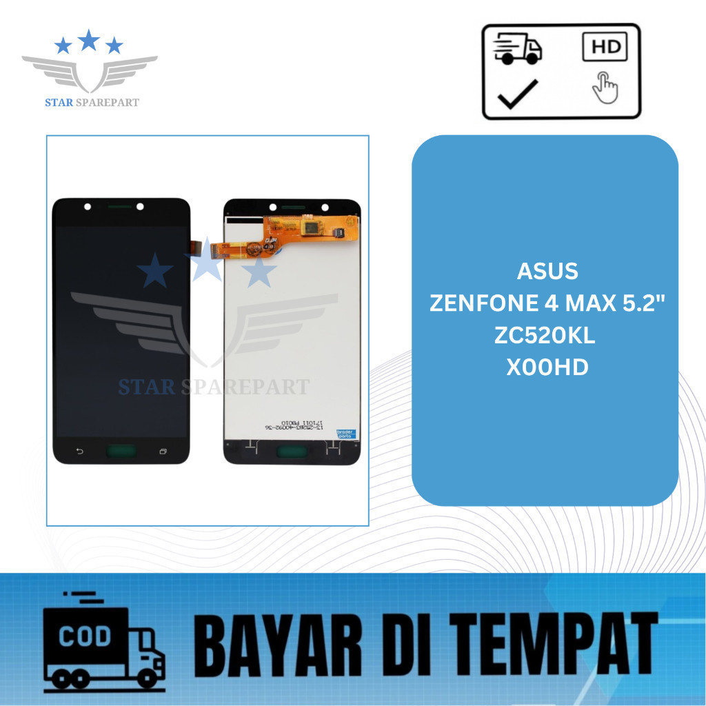 LCD TOUCHSCREEN ASUS ZENFONE 4 MAX 5.2" / ZC520KL / X00HD