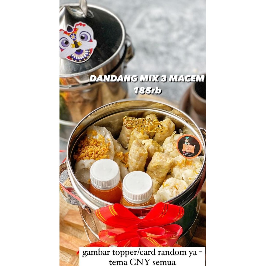

Promo Siomay / Choipan / Lumpia Dandang Hampers Imlek / Cny Edition 2023