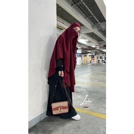 Diskon French Khimar Lula By Khumaira Syari | French Khimar Instan | Fk Karet