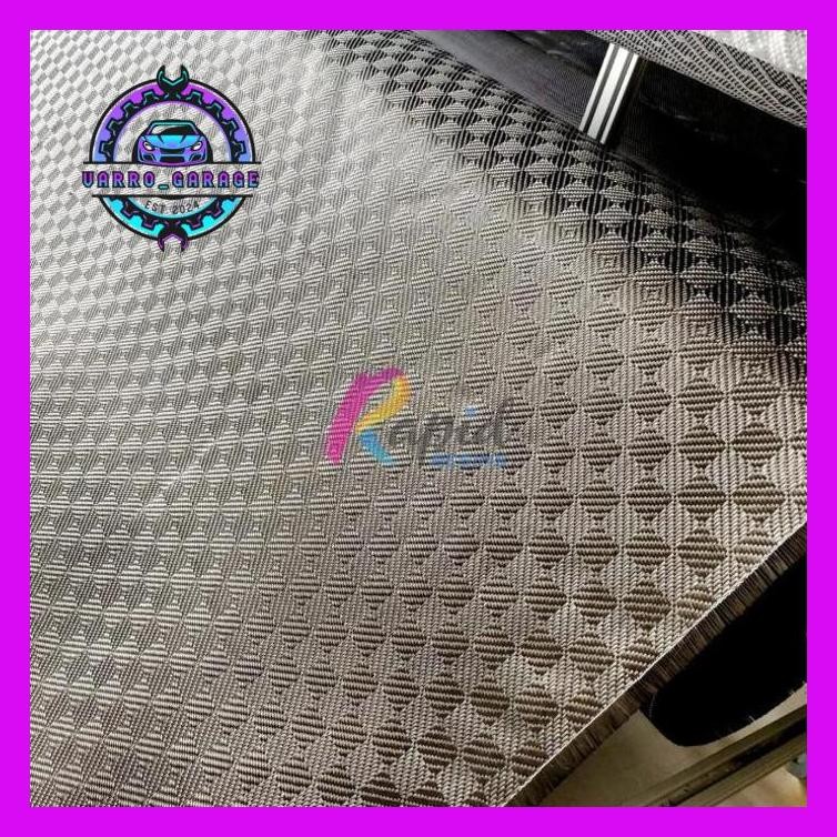 BAHAN KAIN SERAT CARBON KEVLAR BATIK CARBON KEVLAR FIBER FABRIC 280GSM