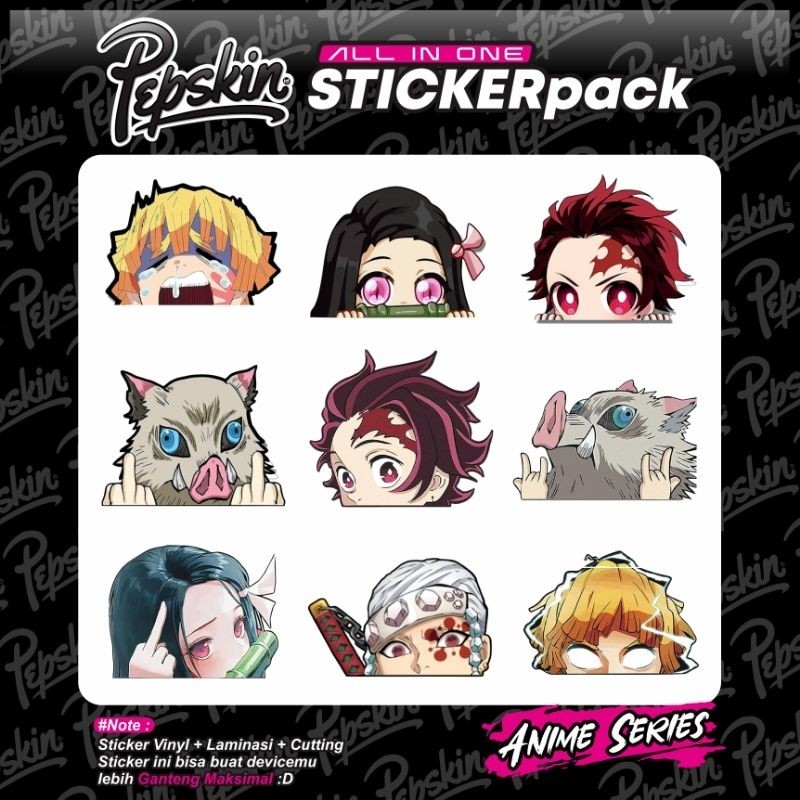 

Premium Cut - Pack All In One Demon Slayer Ds 05 Garskin Stiker / Case Custom Terlaris 2PCS/ Fullbody