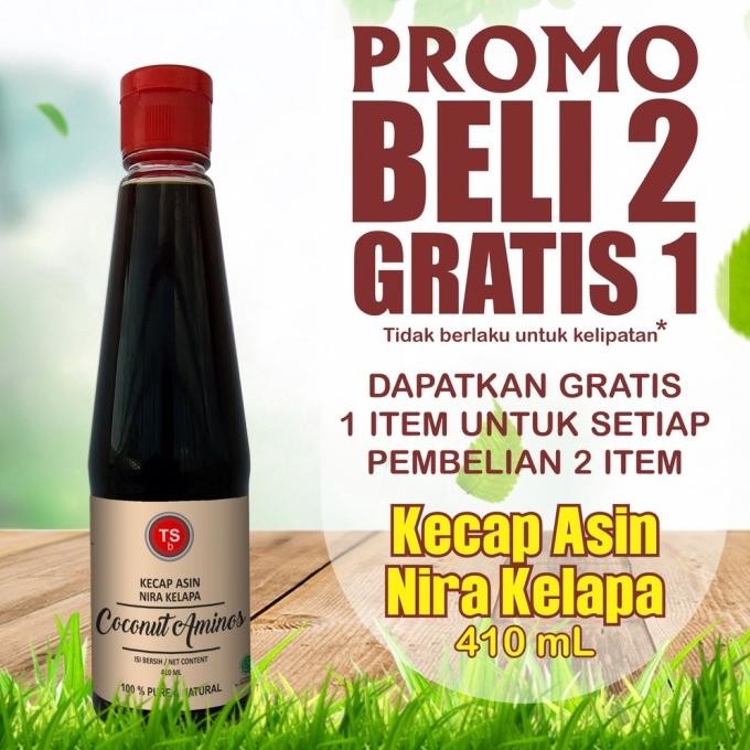 

kecap asin nira kelapa tsbali/ organic coconut aminos soya free 410 ml termurah