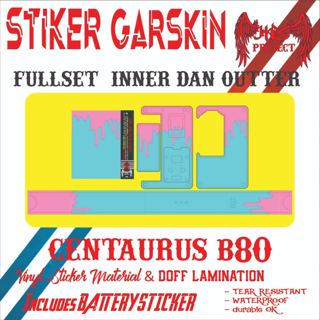 

Premium Cut - Stiker 80 Batterai Type 2 Garskin Stiker / Case Custom Terlaris 2PCS/ Fullbody
