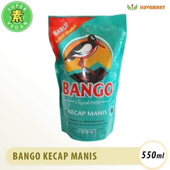 

bango kecap bango 550 ml kecap manis refill pouch sweet soy sauce termurah