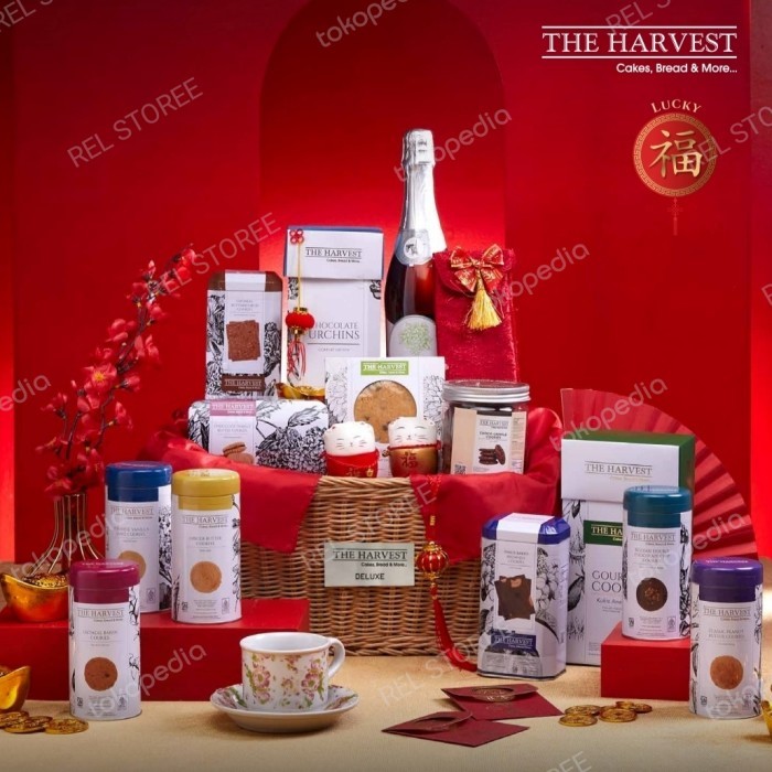 

PROMO !!! SALE TERLARIS THE HARVEST DELUXE HAMPERS CHINESE / IMLEK 2023 READY