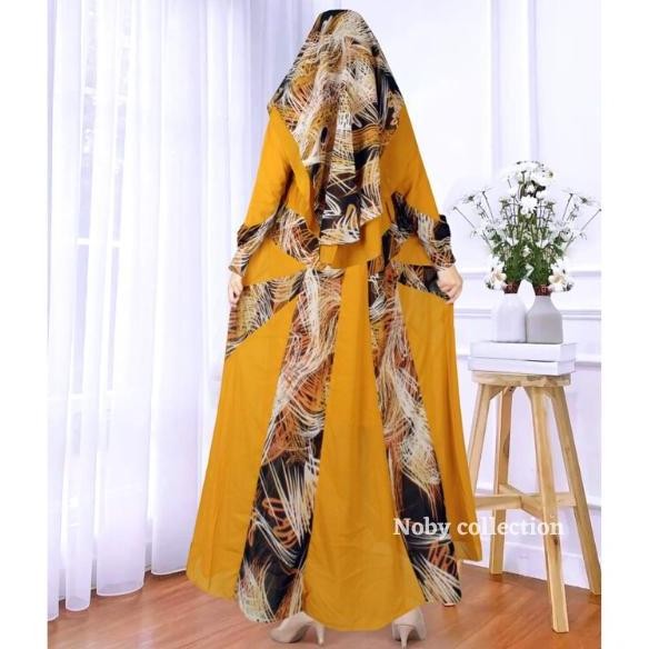 Gamis Anak Perempuan Ceruty Babydoll Hijab Syari Usia 4-14 Tahun muslim dress baju wanita remaja leb