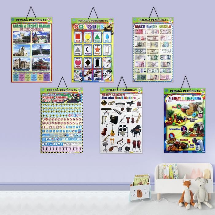 

TERBARU POSTER EDUKASI ANAK / MAINAN EDUKASI ANAK /POSTER ANAK BINGKAI : AGAMA DAN TEMPAT IBADAH DI