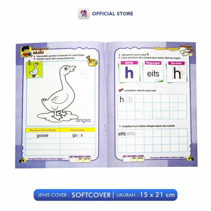 

TERLARIS BUKU ANAK BELAJAR MENULIS HURUF TEGAK BERSAMBUNG FULL COLOUR / BUKU ANAK TK DAN SD