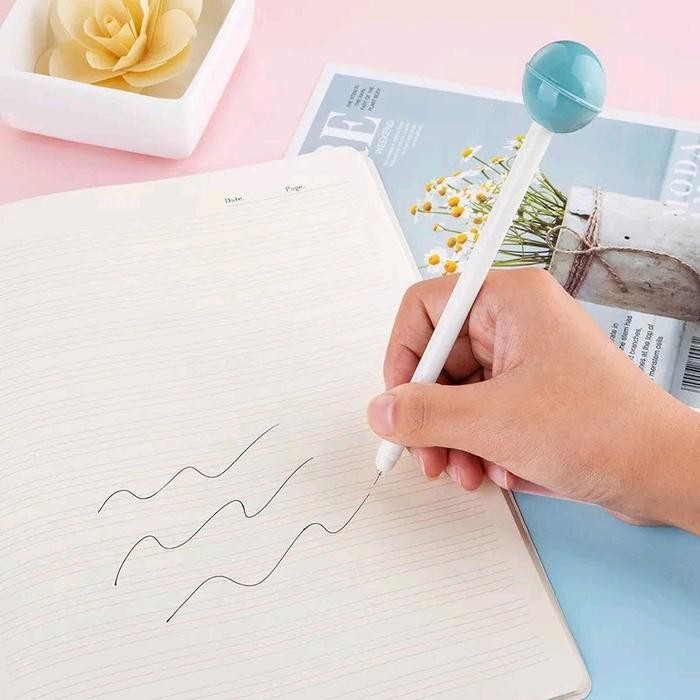 

TERMURAH PULPEN LUCU BENTUK LOLIPOP PEN LOLIPOP BALLPOINT BENTUK LOLIPOP STATIONERY SUPPLY PENA UNIK