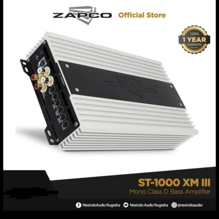 Power Monoblock ZAPCO ST-1000XM/ST1000XM
