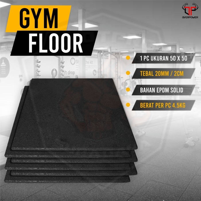 Gym Floor Puzzle /Matrass Lantai Tempat Fitness /Gym Mat/Rubber Floor Best Quality