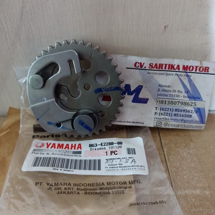 PROMO Gigi Sentrik atau Decompression Assy Aerox 155 B63-E2280-00