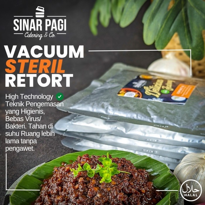 

Rendang Sapi Premium Sinar Pagi (Kemasan Vacuum Steril Tahan Lama)