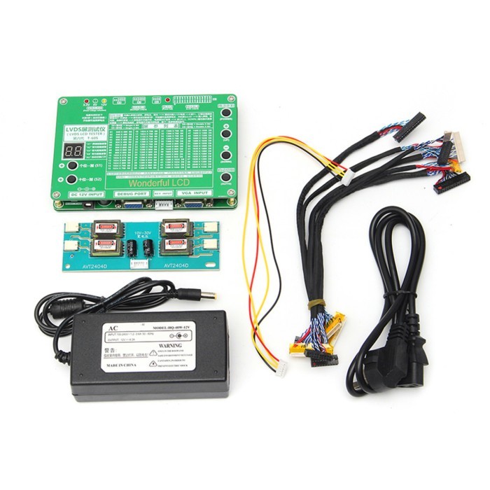 TERBARU Ori 5.6-84inch LVDS Screen Tester LCD LED Panel Tester BISA GOSEND