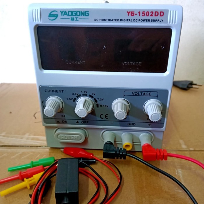 POWER SUPPLY DIGITAL 2 AMPERE /DC POWER SUPPLY KOOCU 1502DD KODE 1396