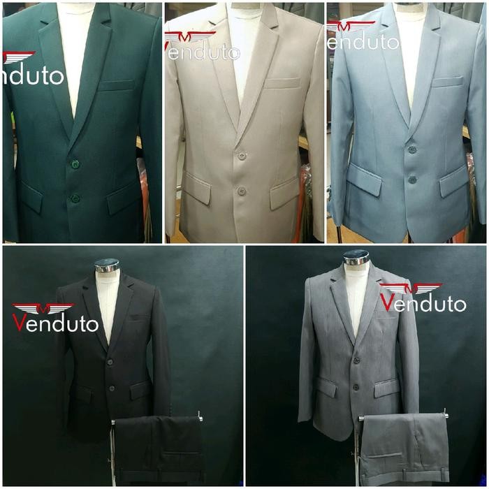 1 stel Jas wedding Doff ( tidak kilap ) setelan jas formal tidak kilap full furing / Jas Pria Celana