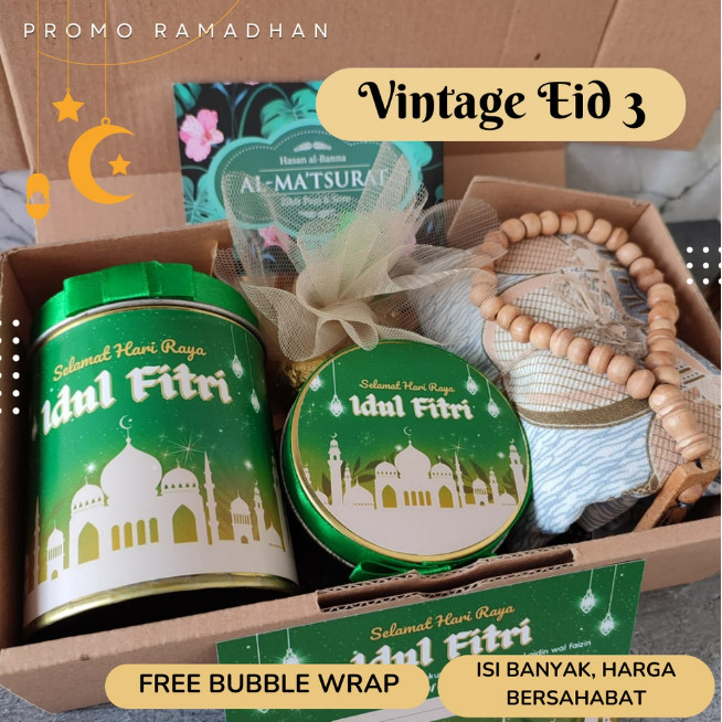 

PROMO !!! SALE TERLARIS HAMPERS LEBARAN PARCEL IDUL FITRI - VINTAGE EID 3 READY