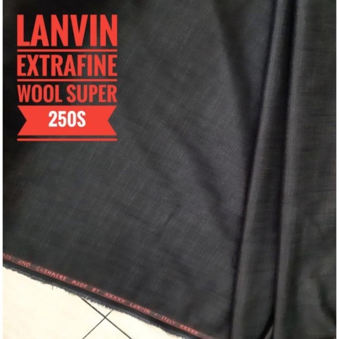 Kain Wol Celana Jas Lanvin Wool Super