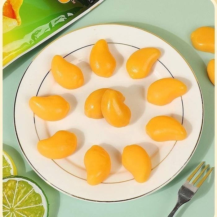 

Terbaru!! [ Halal ] Lianggui Jelly Kupas Mango Peeled Fudge Mango 108G X 10 Pcs Packing Aman
