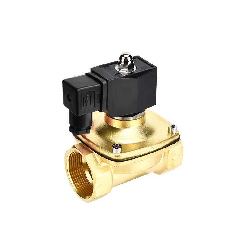 HWG DN25 Brass IP65 Waterproof Liquid Solenoid Valve Normally Closed Normally Open Solenoid Valve