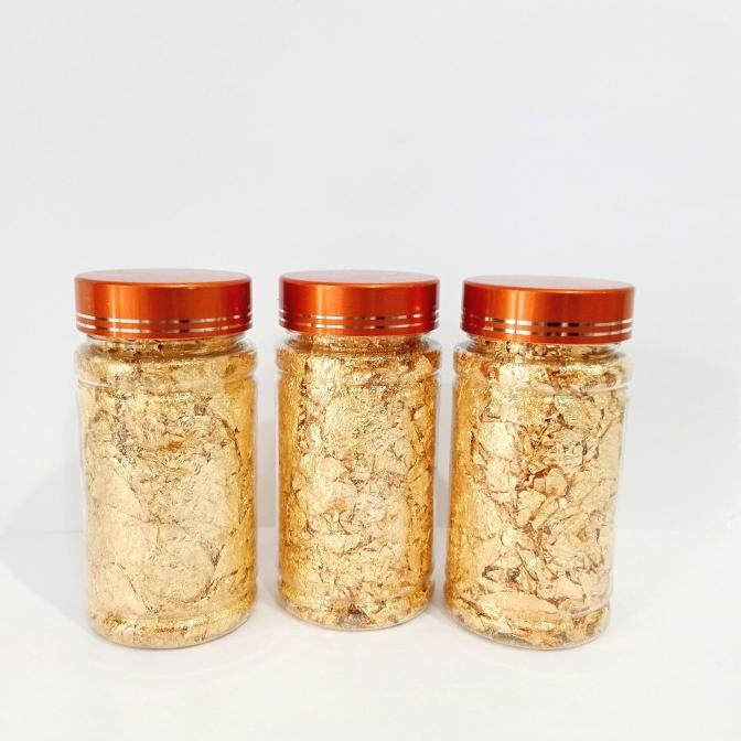 

best seller] Edible Gold Sheet 3gr / Edible Kue / Edible Gold