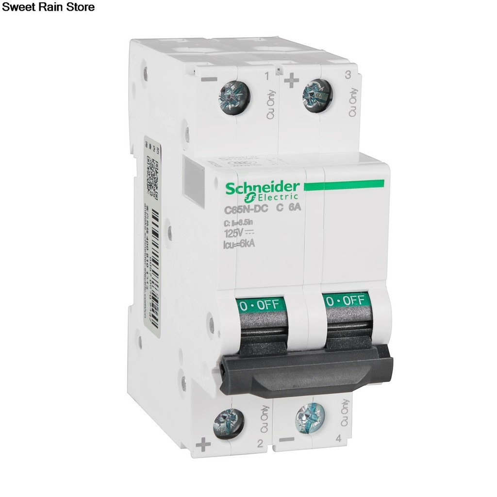 HWG Electric Multi 9 IC65N-DC MCB 2P DC Pemutus Sirkuit Miniatur C 1A 2A 4A 6A 10A 16A 20A 25A 32A 4