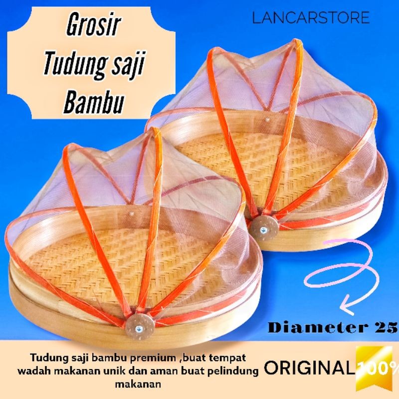 Grosir Tudung Saji Bambu Premium / Tudung saji wadah makanan