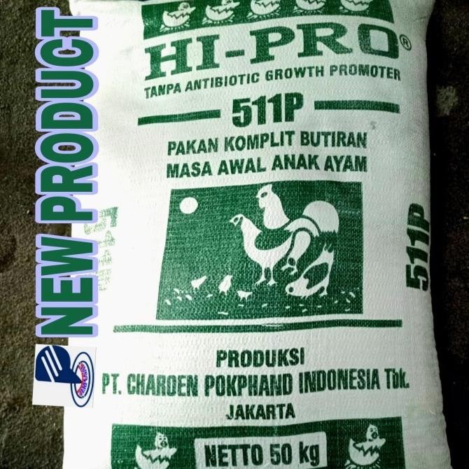 HI-PRO 511P Tanpa Antibiotic Growth Promoter Pakan Ayam. Persak 50kg