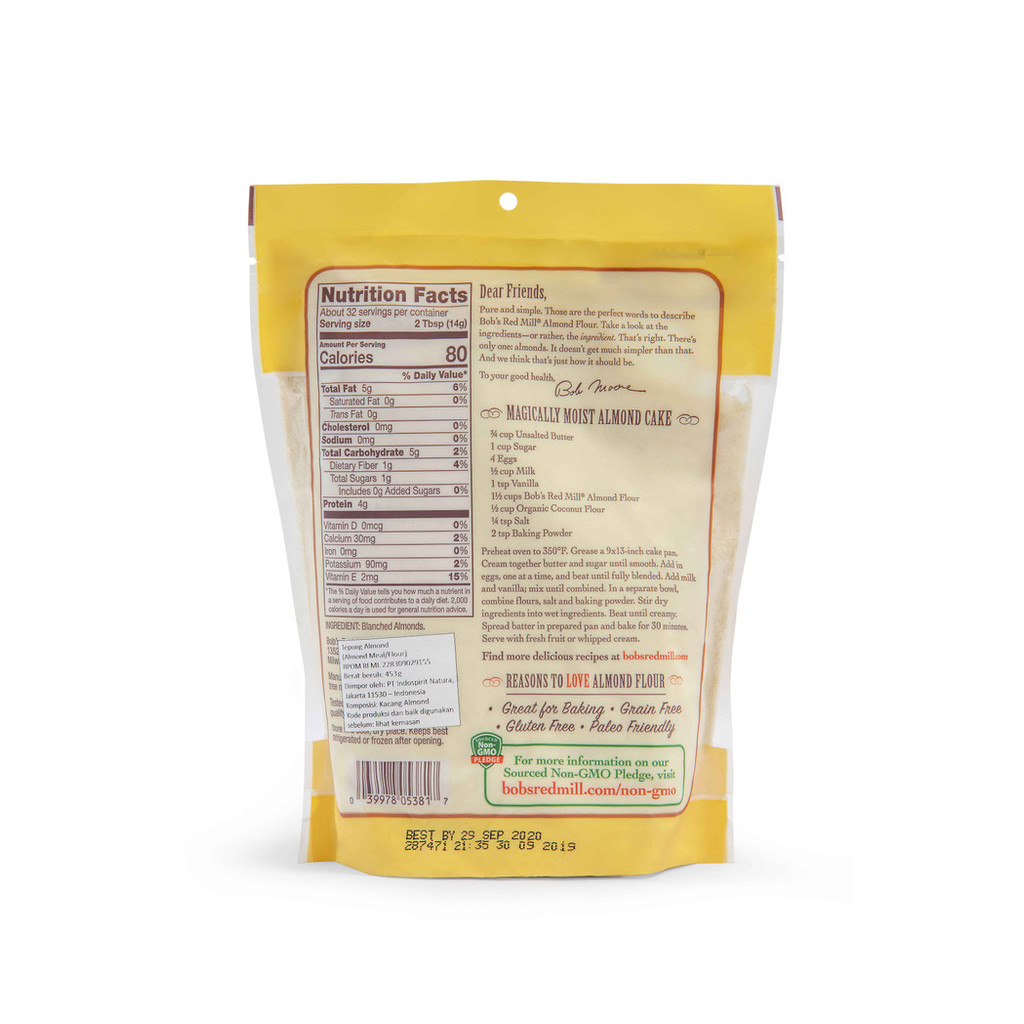 

BARANG TERLARIS Bob's Red Mill Almond Flour 453 gr