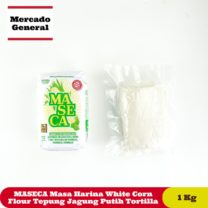 

BARANG TERLARIS MASECA Masa Harina 1 kg White Corn Flour Tepung Jagung Putih Tortilla