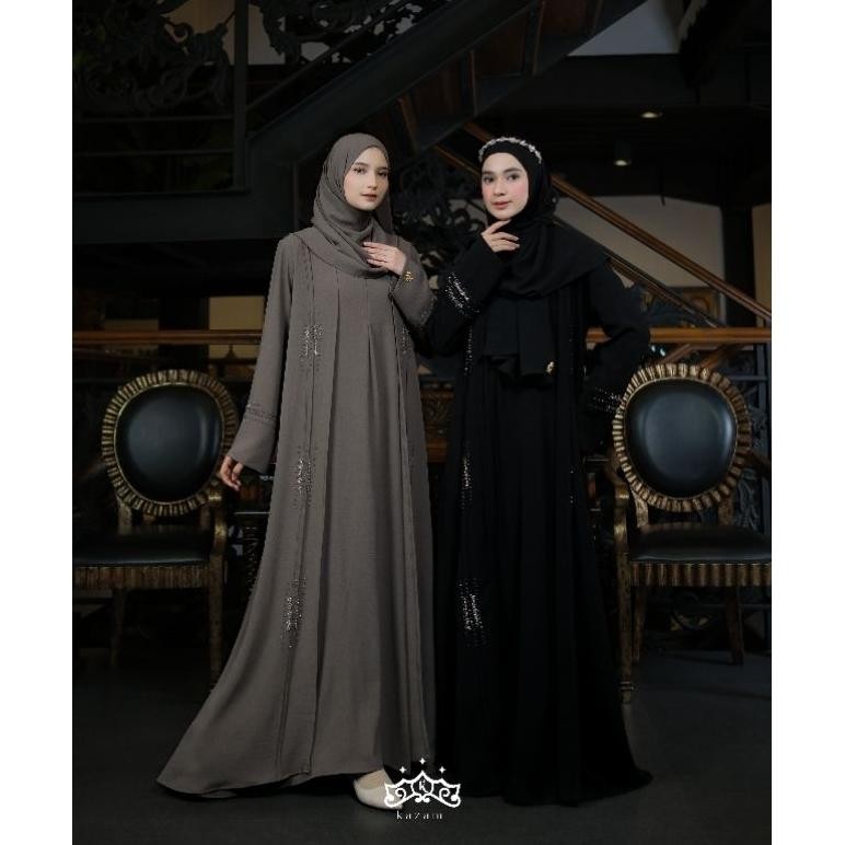 MUSLIM - FREE GIFT- ORI KAZAMI - READY NOOR ABAYA PREMIUM KAZAMI STORE - ABAYA SAUDI DRESS GAMIS MEW