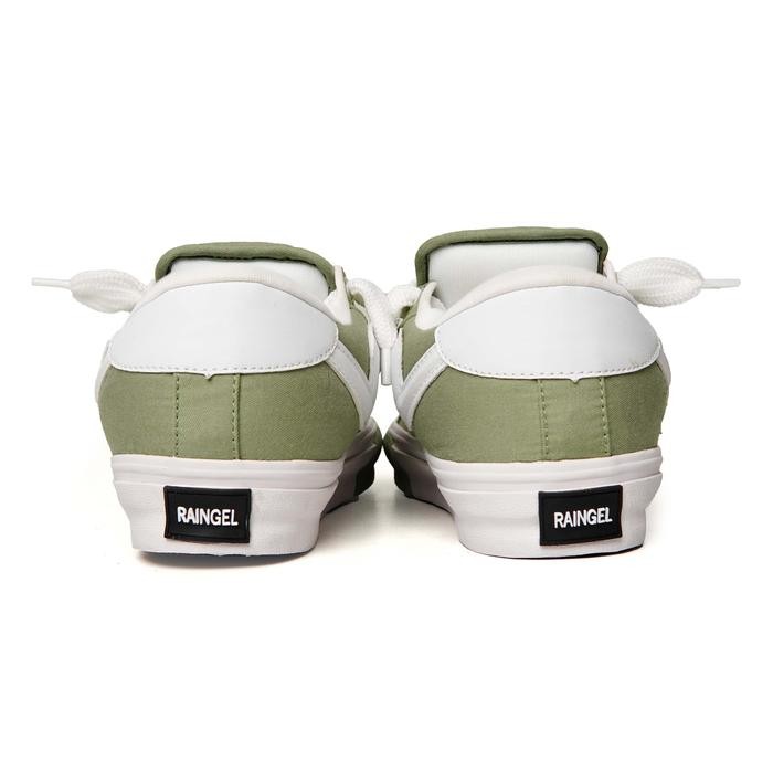Raingel Sepatu Lokal-Bigmax - White Green