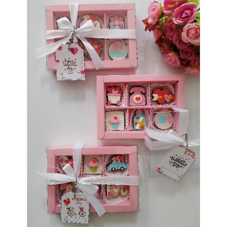 

fb-43 hampers valentine isi 6 premium chocolate Terlaris