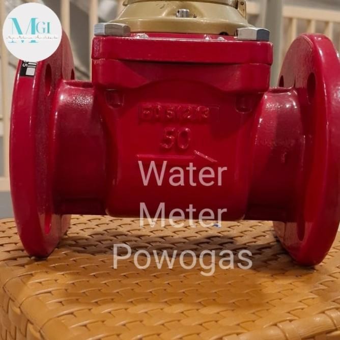 Water Meter Powogaz 2 Inch Dn 50Mm/Meteran Air Panas 130C