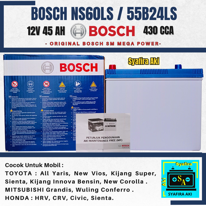 AKI BOSCH NS60LS / 55B24LS