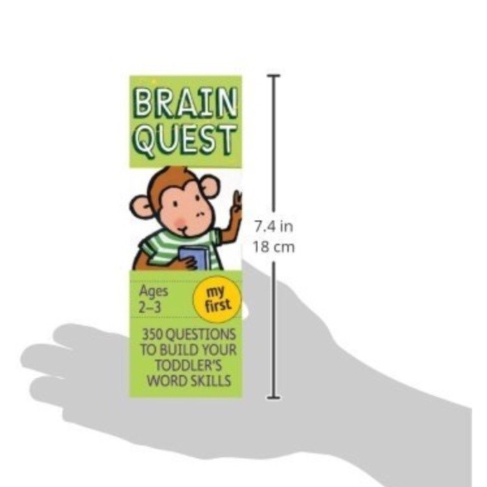 

Brain Quest - Ages 2-3 Revised 4th Edition Mainan Edukasi