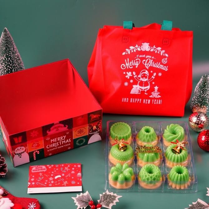 

PUDING LUMUT HAMPERS NATAL / PUDING ISI 9 HAMPERS MERRY CHRISTMAS