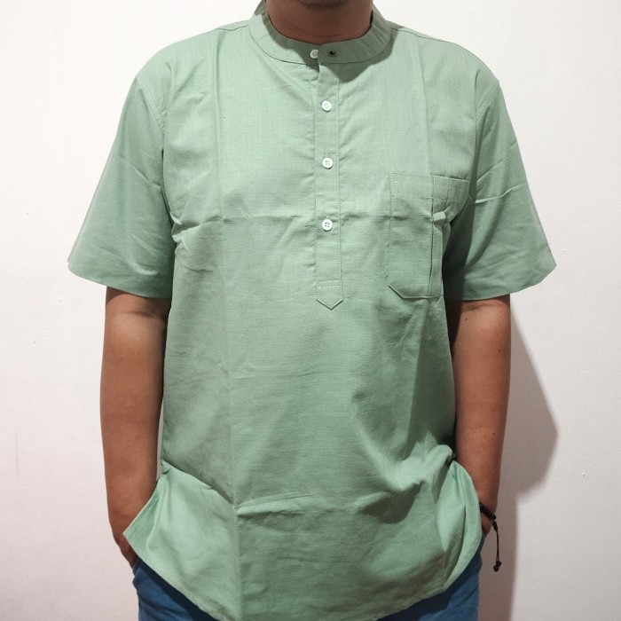 BAJU KOKO PRIA HIJAU SAGE