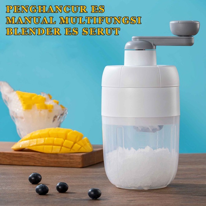 Penghancur Es / Alat Es Batu Manual / Blender Es Serut