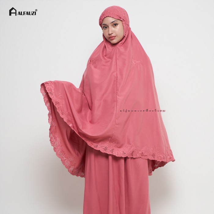 Mukena Bordir Padang Alfarizi Asli 100%